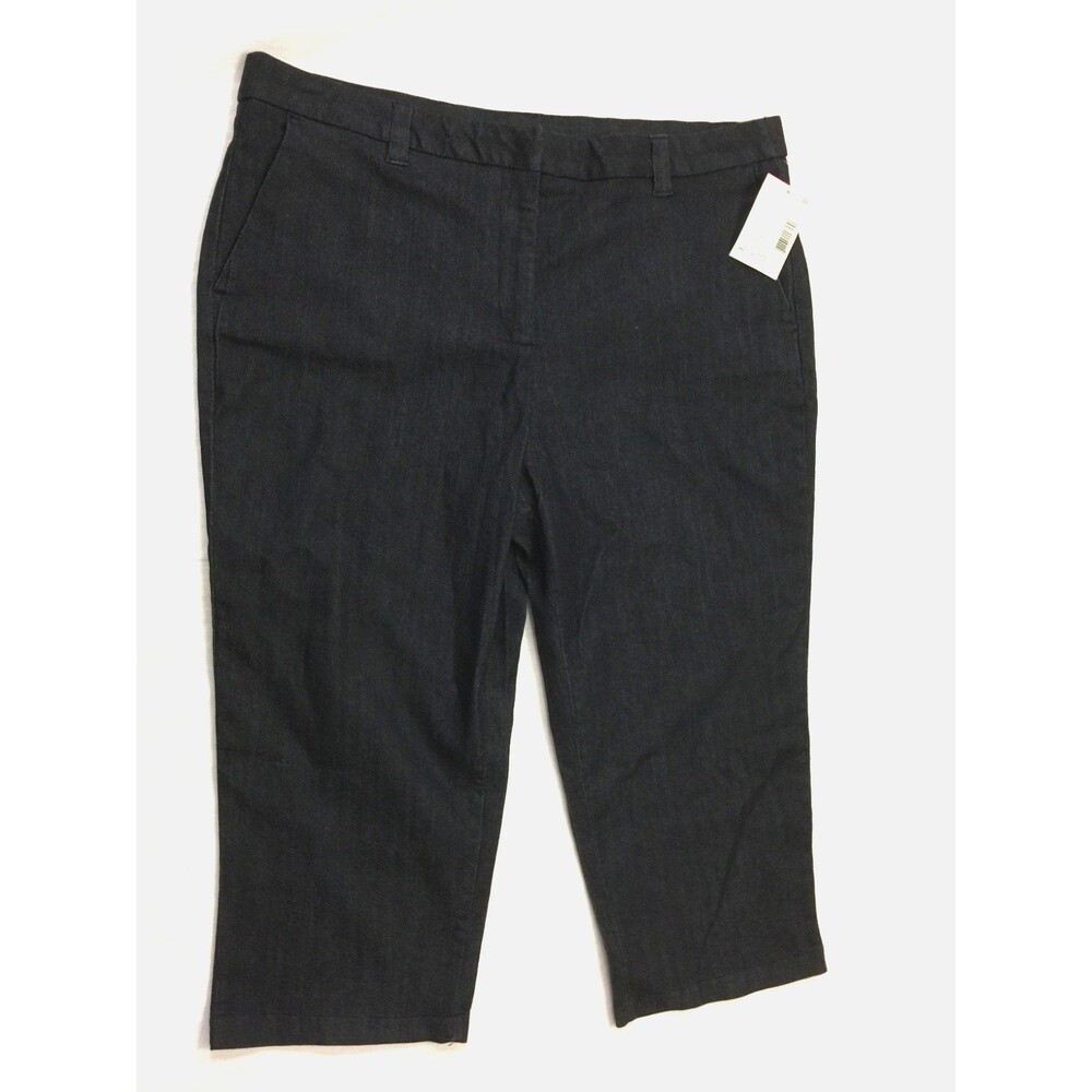 NWT LAURA SCOTT TUMMY WOMENS CAPRIS PANTS SIZE 18